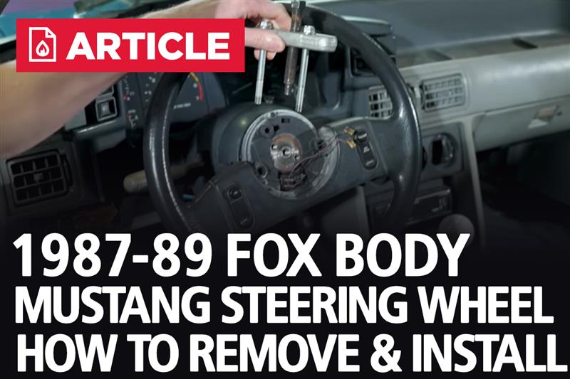 Fox Body Mustang Steering Wheelnull