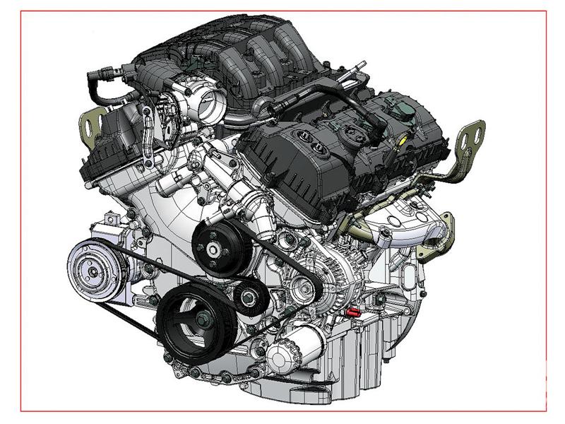 2015-17 Mustang Engine Specs: 3.7L V6 - LMR.com ford gt engine diagram 