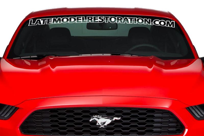 2015-2021 Mustang Windshield Decals - LMR.com