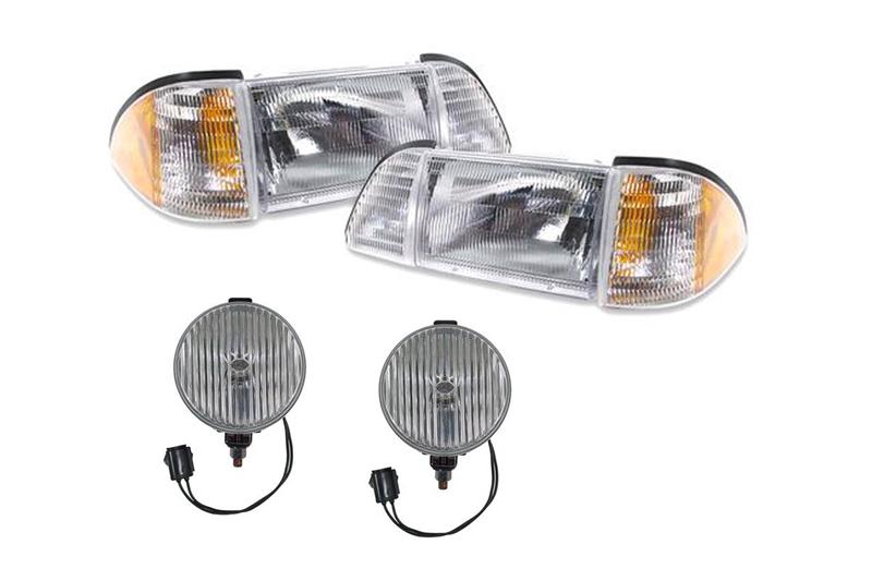 New Inner Parking Light Set For 1987-1993 Ford Mustang FO2520106 FO2521104
