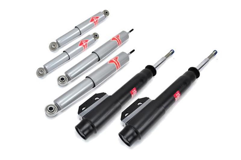 Maxorber Full Set 4 Pieces Shocks Struts Absorber Kit Compatible with Ford Mustang 1987 1988 1989 1990 1991 1992 1993 Shock Absorber 