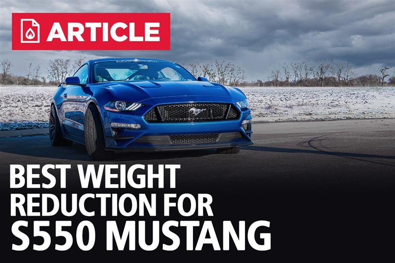 S550 Mustang Weight Reduction Guide (2015-2023) - LMR