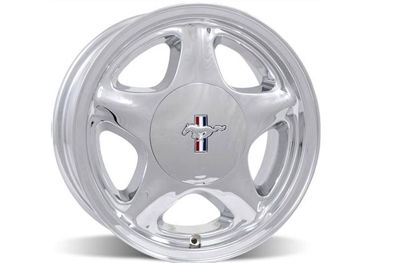 Chrome Mustang Pony Wheels Lmr