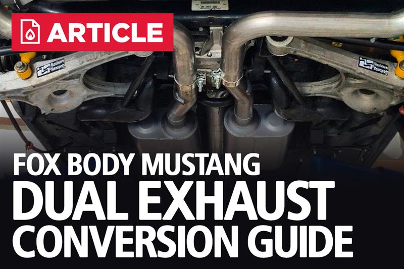 Fox Body Mustang Dual Exhaust Conversion Guide | 1979-85