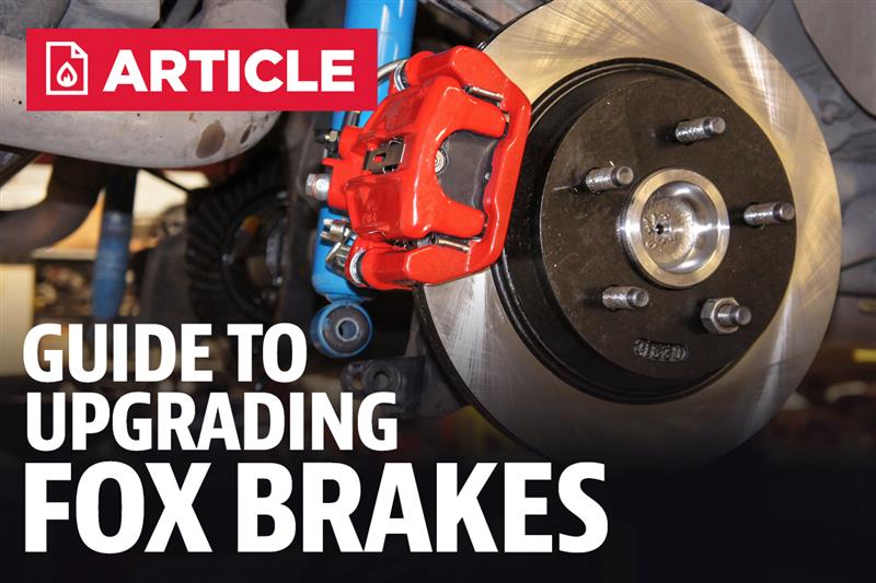 Fox Body Brake Guide Brake Tech