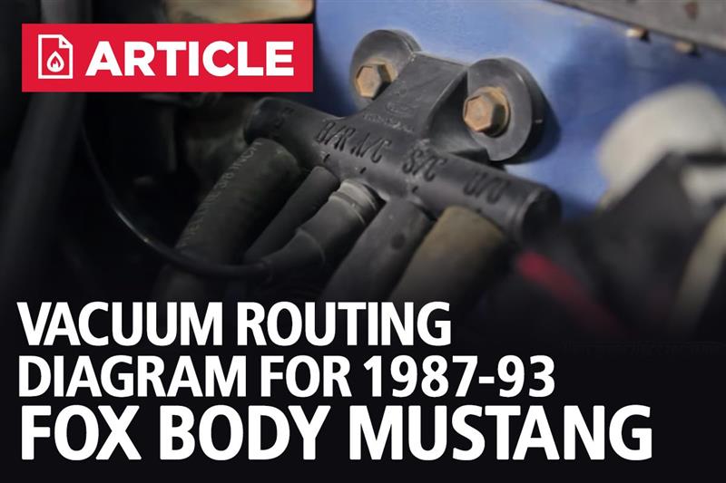 Fox Body Mustang Vacuum Routing Diagram | 87-93 V8 - LMR