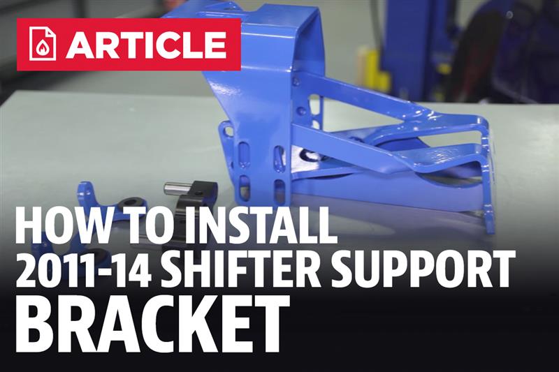 Mustang Blowfish Racing Shifter Support Bracket Install 1114 MT82