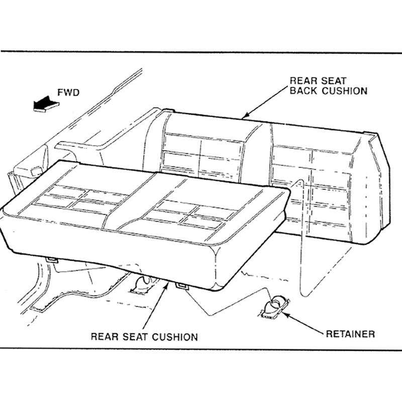 How to Remove and Install 1983-1993 Convertible Rear Seats  - How to Remove and Install 1983-1993 Convertible Rear Seats 