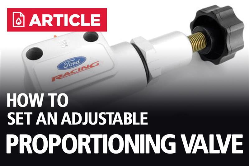 Universal Bottom Mount Adjustable Proportioning Valve Kit With Bracket & Brake Lines – Gearhead Performance
