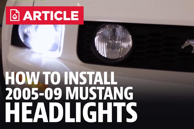 Headlight Adjustment For 04 Mustang