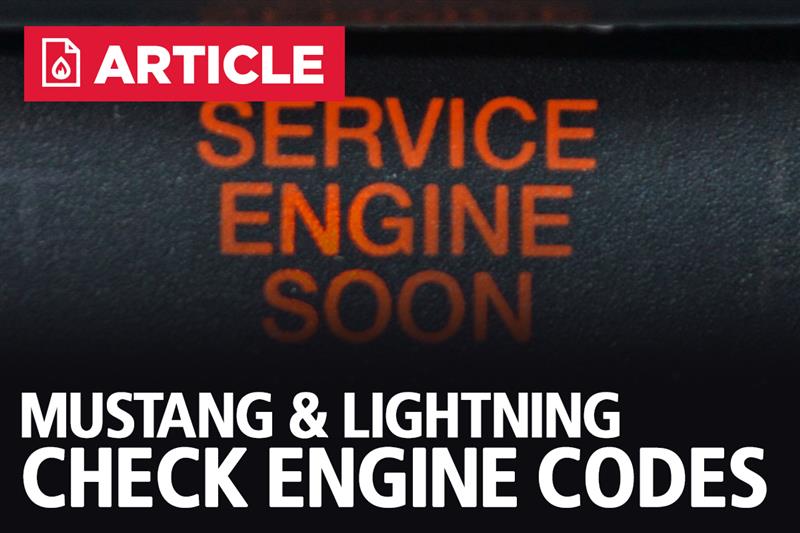 Mustang Dtc Check Engine Codes Lmr Com