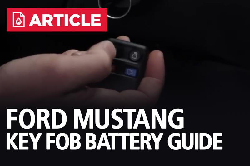 Terrific 2019 Mustang Key Fob Battery Pictures