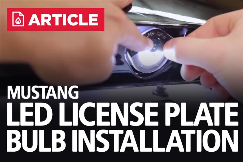 How to Replace a License Plate Bulb
