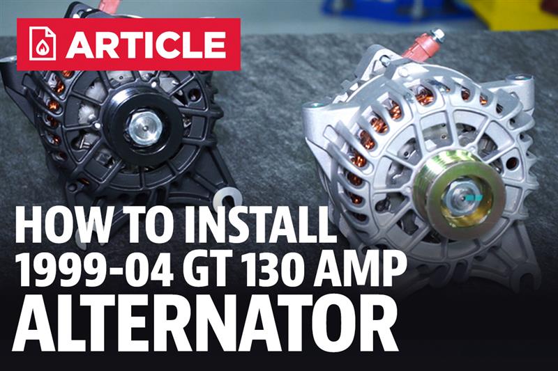 How To Install Mustang Alternator 