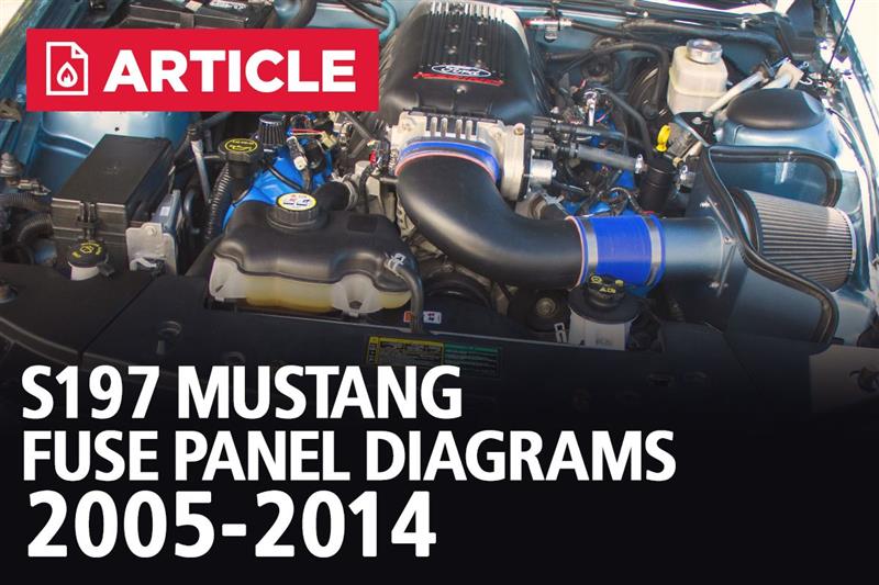 S197 Mustang Fuse Panel Diagrams | 2005-2014 - LMR